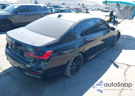 2021 BMW 740I из США, поврежденный, VIN WBA7T2C00MCF54348